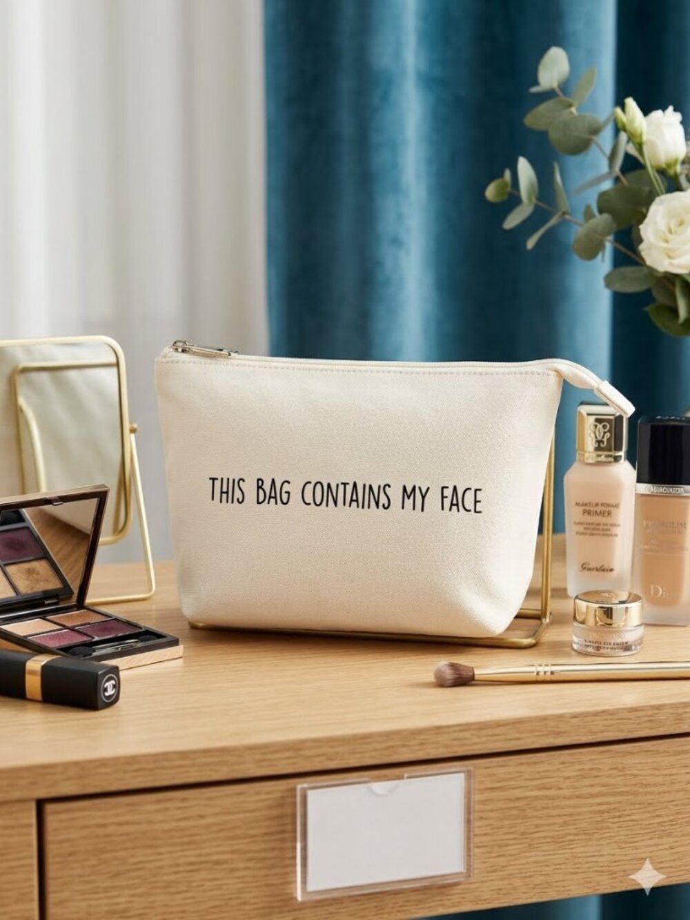 BCBGeneration 'This Bag Contains My Face' Makeup Pouch